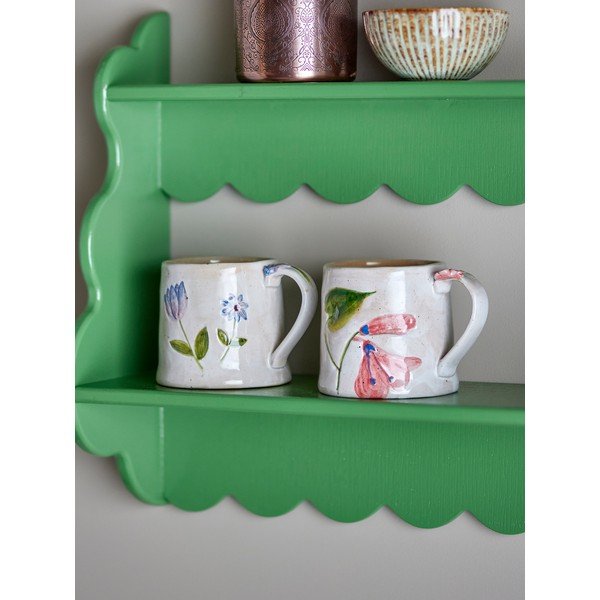 Kreemid keraamilised kruusid 2tk komplektis 430 ml Camilla - Bloomingville-image-1