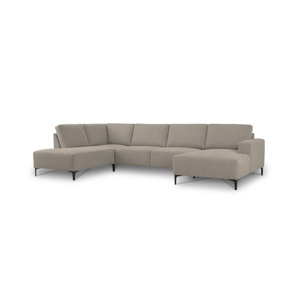 Helepruun šenillist nurgadiivan (vasak nurk/U-kujuline) Fabian - Scandic-image-2