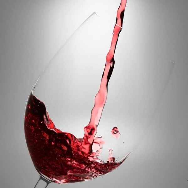 Skleněný obraz DecoMalta Wine, 30 x 30 cm