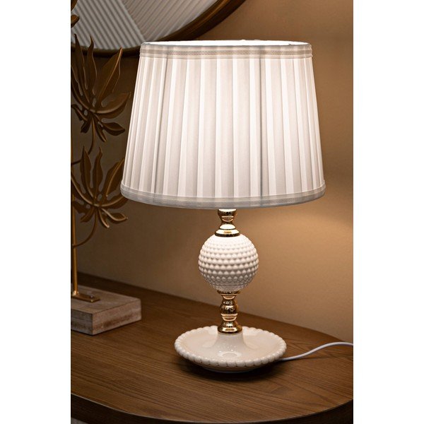 Valge laualamp (kõrgus 40 cm) Napoli - Mauro Ferretti-image-1