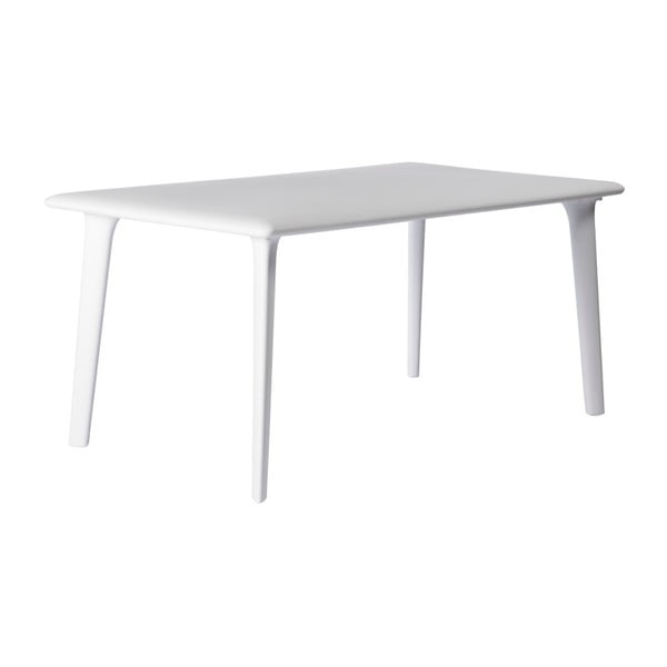 Bílý zahradní stůl Resol Dessa, 160 x 90 cm