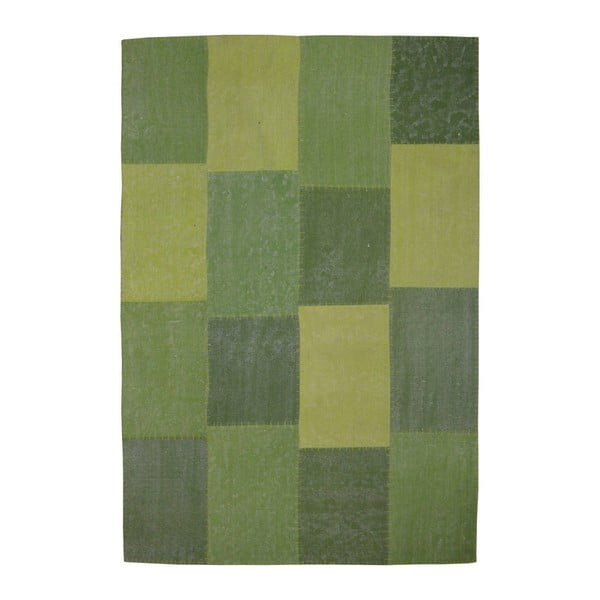 Ručně tkaný zelený koberec Kayoom Emotion 222 Multi Grun, 80 x 150 cm