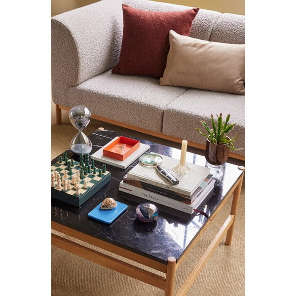 Must-naturaalne marmorist kohvilaud 80x80 cm Raw - Hübsch-image-1