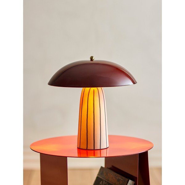 Keraamiline laualamp metallvarjuga (kõrgus 32 cm) Arvid - Bloomingville-image-3
