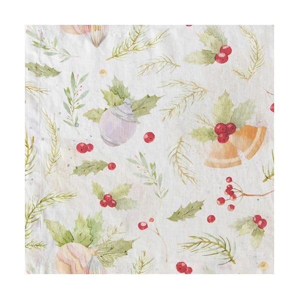 Jõulumotiividega laudlina 140 x 300 cm Merry - Linen Tales-image-1