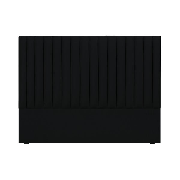 Černé čelo postele Cosmopolitan Design NJ, 180 x 120 cm
