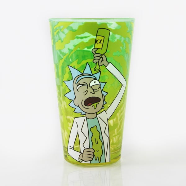 Roheline klaas, 470 ml Rick & Morty Wrecked - Big Mouth Inc.