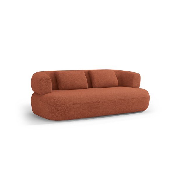 Terrakota bouclé kangast diivan 178 cm Jenny - Micadoni