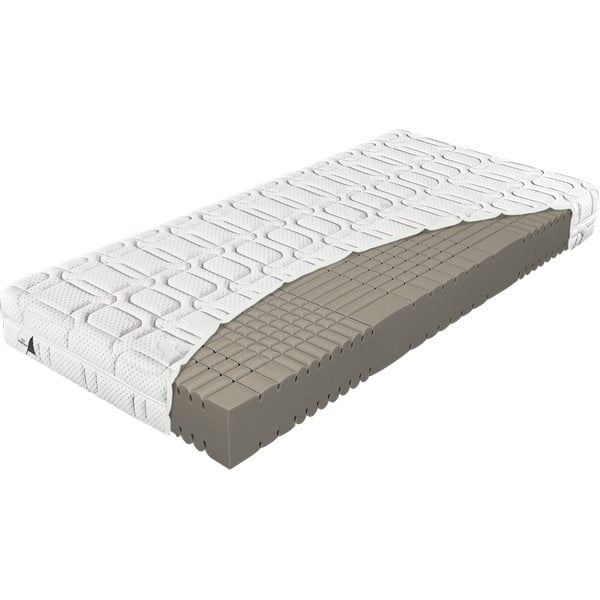 Keskmise kõva vahtpolsterdusega kahepoolne madrats 120x200 cm Nightfly Magic - Materasso-image-2