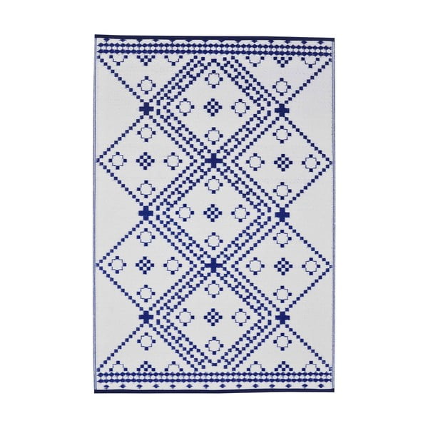 Sinine ja valge õuevaip Amber, 120 x 180 cm - Green Decore-image-2