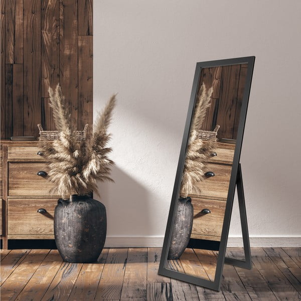 Musta raamiga seisev peegel , 46 x 146 cm Sicilia - Styler-image-1
