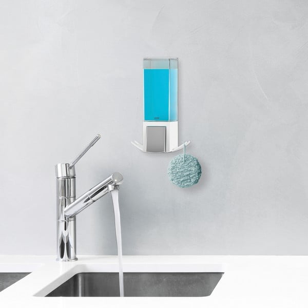 Valge seinale paigaldatav seebidosaator 500 ml - Compactor-image-1