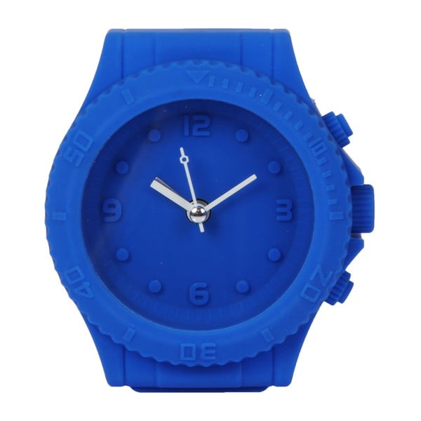 Tmavě modré hodiny s budíkem Just 4 Kids Blue Watch Style