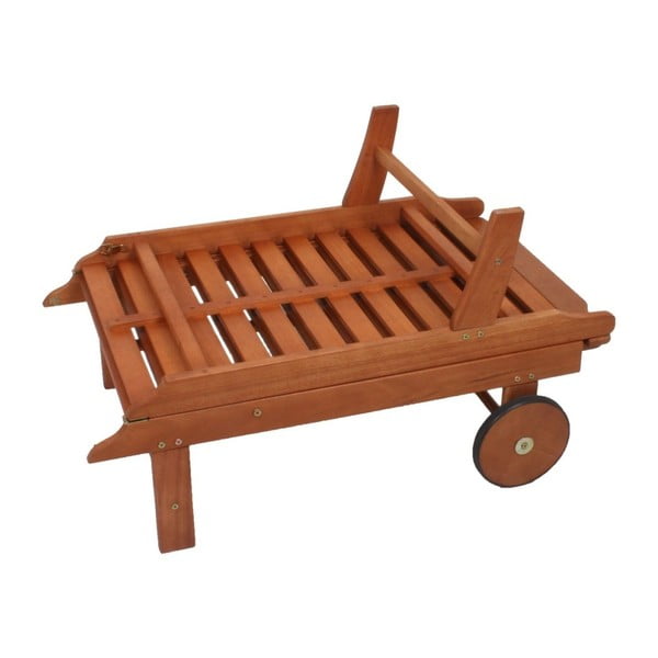 Palm Springs eukalüpti puidust kokkupandav aia lamamistool - Garden Pleasure-image-4