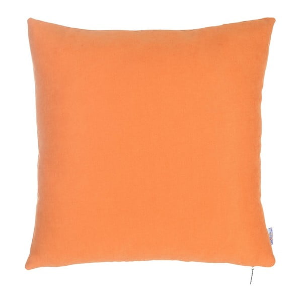 Světle oranžový povlak na polštář Apolena Honey Plain Collection, 45 x 45 cm