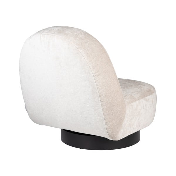 Kreem sametist tugitool Eden - Zuiver-image-4