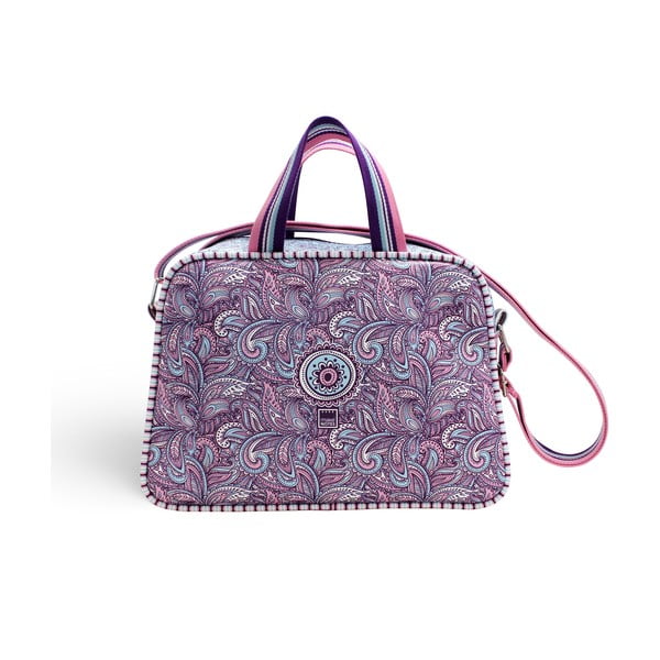 Malá kabelka s popruhem přes rameno Makenotes Purple&Pale