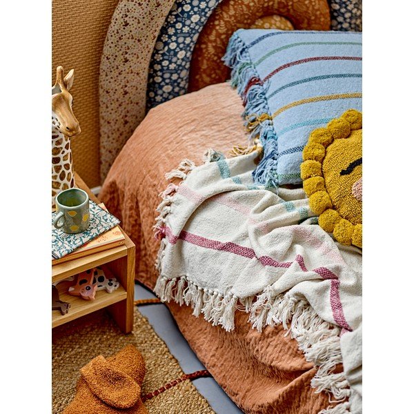 Kreem laste tekk 130x160 cm Frey - Bloomingville Mini-image-1