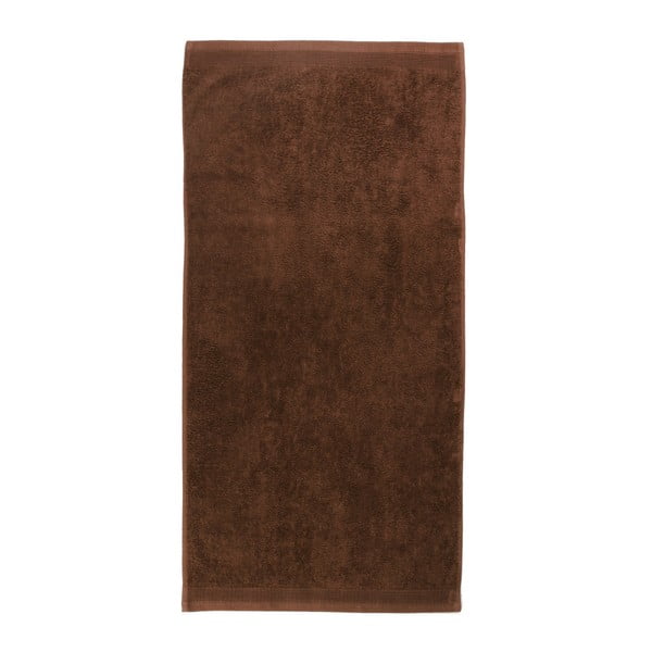 Tmavě hnědý ručník Artex Delta, 50 x 100 cm