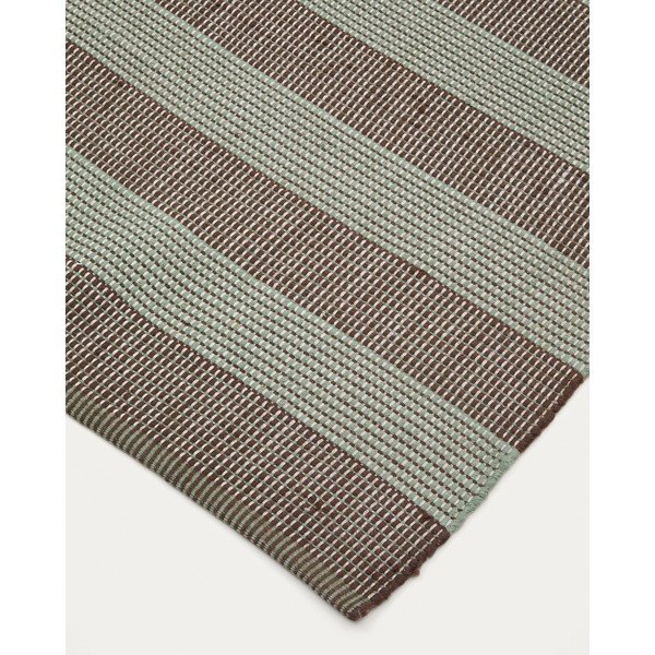 Pruun-mündivärvi taaskasutatud kiududest õuevaip 200x300 cm Fonol - Kave Home-image-2
