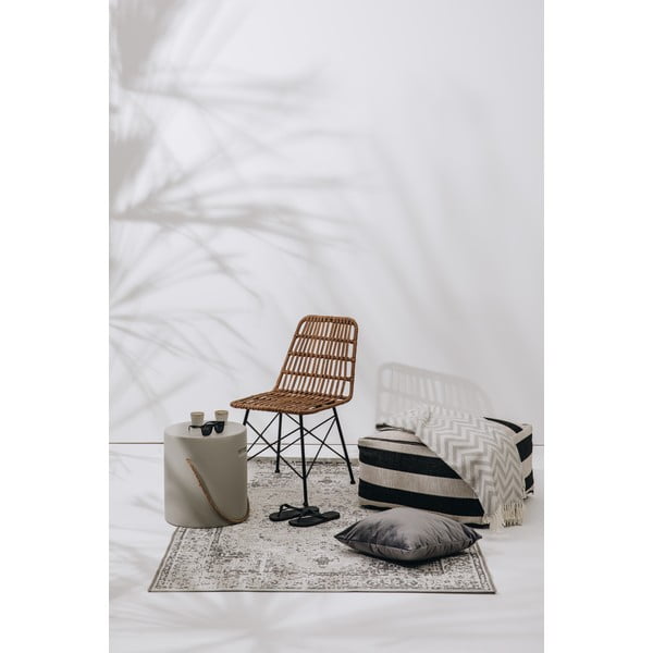 Helehall ruuduline puuvillane kangas , 140 x 180 cm Chevron - Euromant-image-1