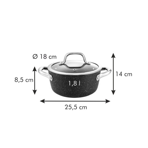 Mittekleepuva kaanega pott 1,8 l President - Tescoma-image-2