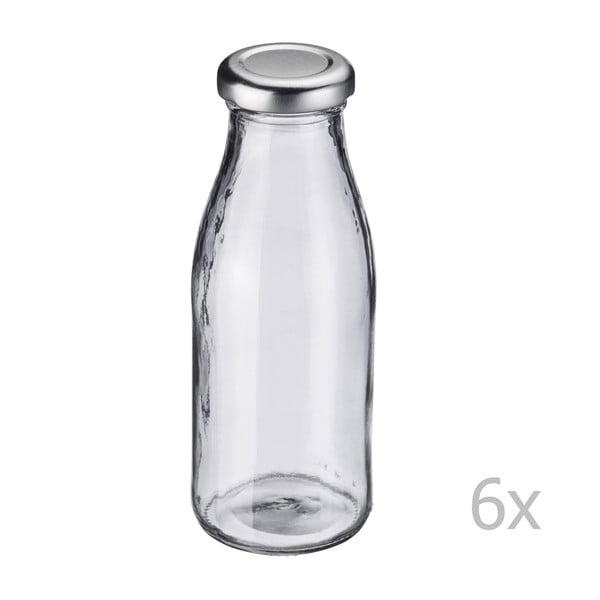 Sada 6 skleněných lahví Westmark, 250 ml