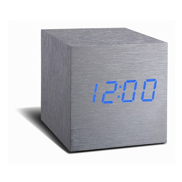 Hall äratuskell sinise LED-ekraaniga kella Cube Click - Gingko