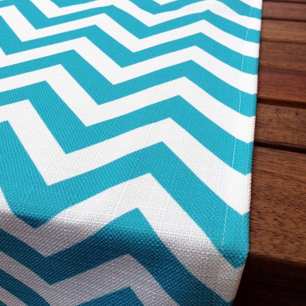 Běhoun na stůl Mint Chevron-image-2
