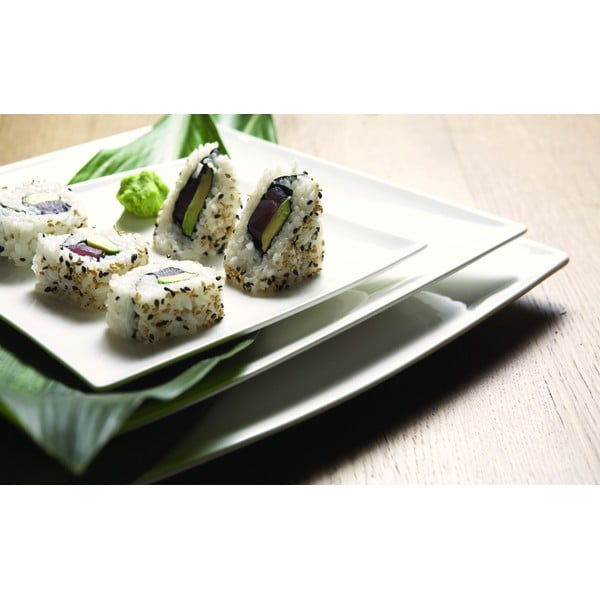 Valge portselanist taldrik East Meets West, 36,5 x 18 cm - Maxwell & Williams-image-2