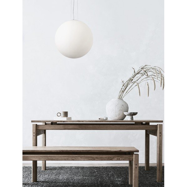 Valge klaasist ripplamp ø 50 cm Nevoso - Nova Luce-image-1