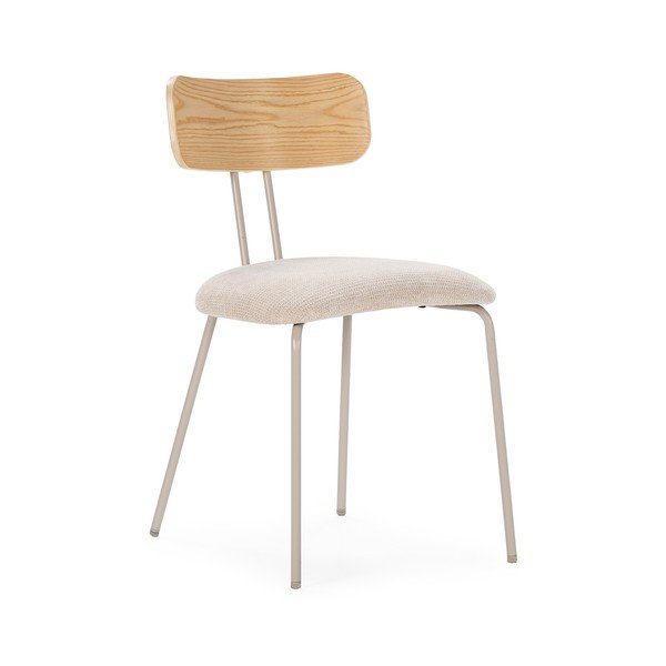 Beež/naturaalne polsterdatud söögitool Olimpia - MOME