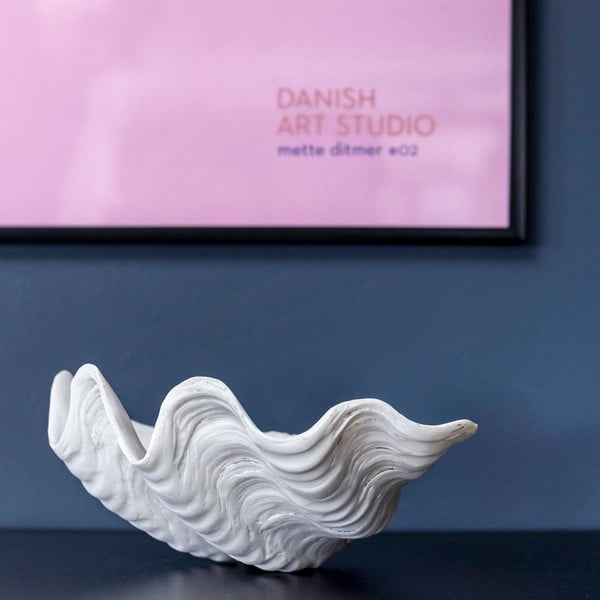 Dekoratiivne polüresiinist kauss 24x19 cm Shell - Mette Ditmer Denmark-image-1