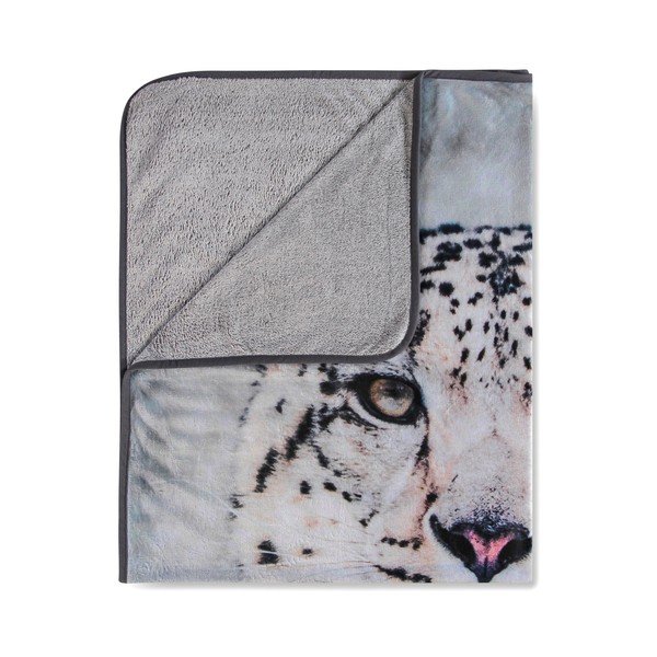 Ruuduline , 130 x 160 cm Snow Leopard - Good Morning-image-1