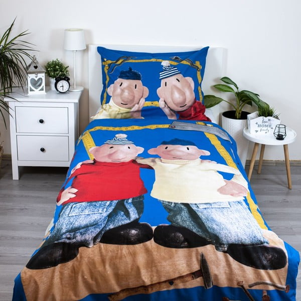 Puuvillane laste voodipesu 140x200 cm Pat a Mat - Jerry Fabrics-image-1