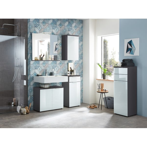 Seinapeegel koos valgusti ja riiuliga 76x75 cm - Germania-image-2