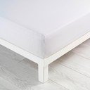 Valge trikotaažist kummiga lina 90x190 cm Jersy - douceur d'intérieur