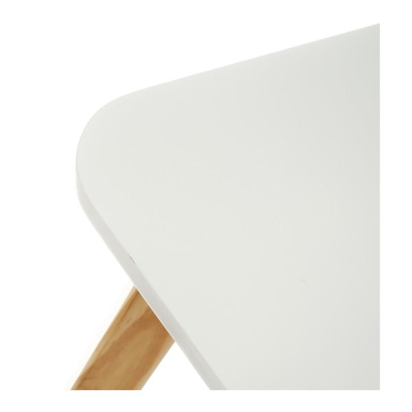 Valge lauaga lastelaud 55x55 cm - Casa Selección-image-2