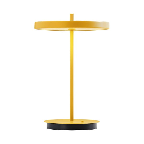 Kollane LED-lauavalgusti metallist varjuga (kõrgus 31 cm) Asteria Move - UMAGE-image-4