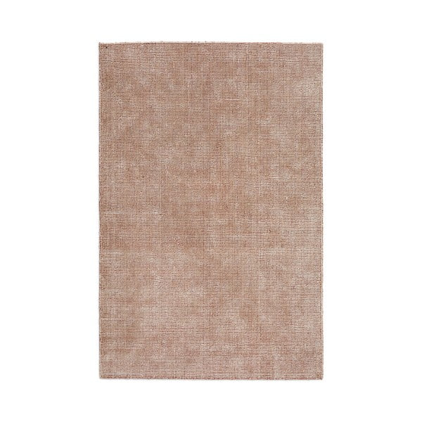 Terrakottapunane käsitsi kootud viskoosist vaip 160x230 cm Elvan - Kave Home