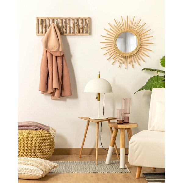 Tiikpuidust seinariiulid 3tk komplektis 60 cm Muntfre - Kave Home-image-1