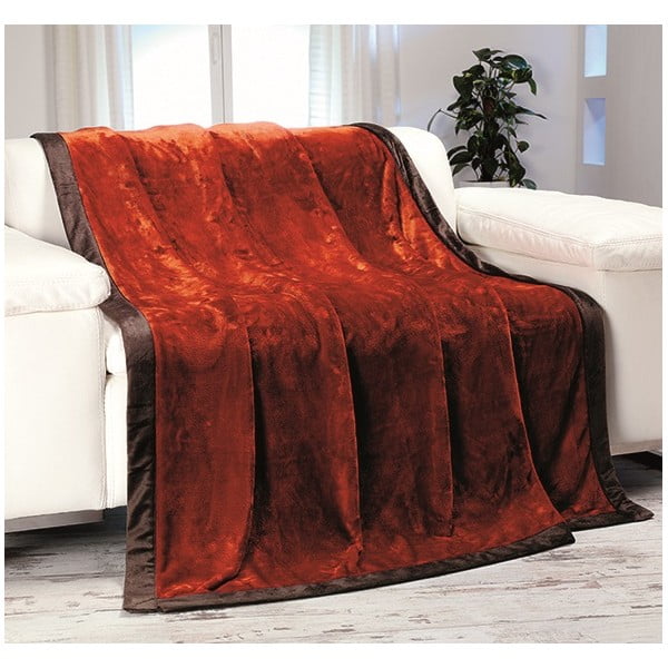 Deka Cuddly Orange, 150x200 cm-image-1