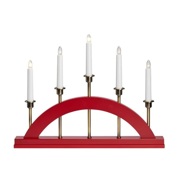 Punane jõulu valguskaunistus Bridge – Markslöjd-image-4