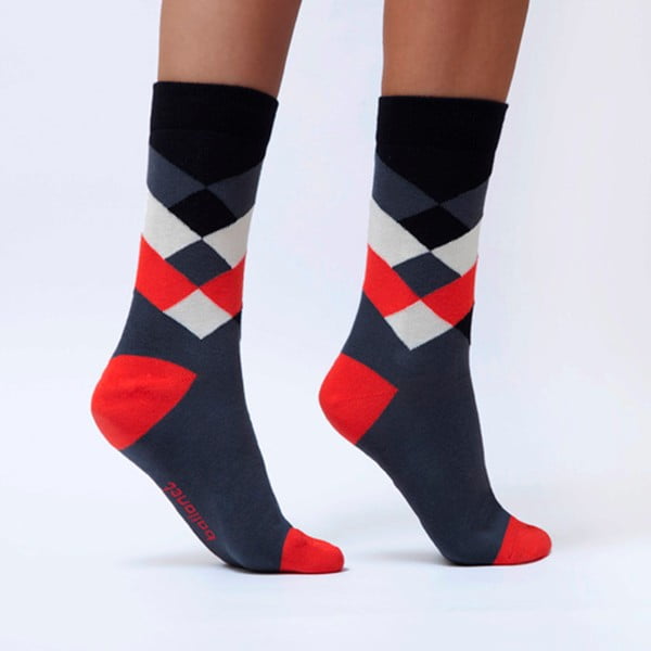 Sokid , suurus 36 - 40 Diamond Cherry - Ballonet Socks-image-1