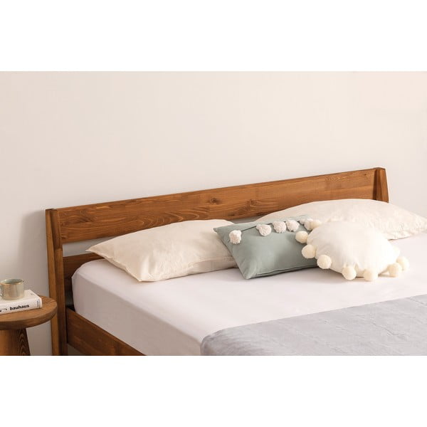 Tumepruuni-naturaalset värvi kuusepuidust üheinimesevoodi 90x200 cm Venus - Kalune Design-image-3