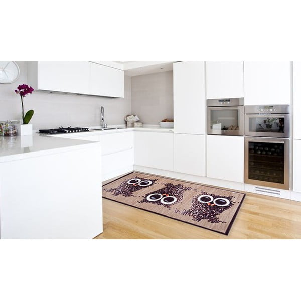 Vysoce odolný kuchyňský koberec Webtappeti Gufocaffe, 60 x 300 cm