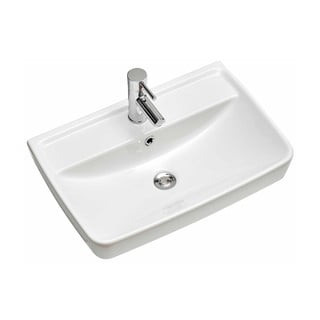 Valge keraamika segistita valamu  60x40 cm Quickset 357 – Pelipal