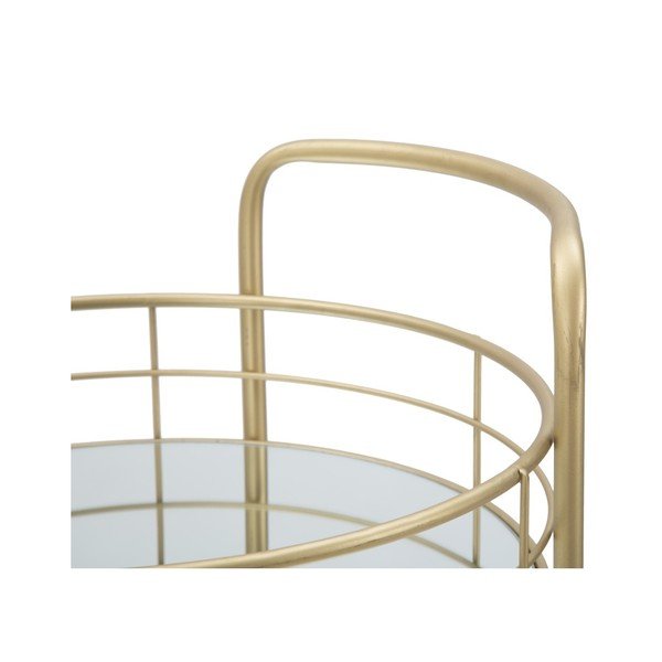 3-tasandiline serveerimisvanker kuldse Ronda disainiga Carrello - Mauro Ferretti-image-1