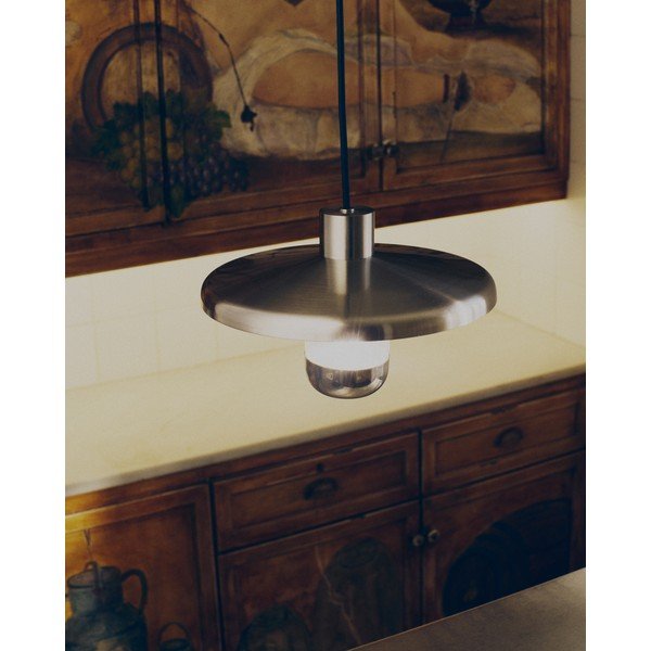 Hõbedane ripplamp metallist varjuga Nuvira - Kave Home-image-2