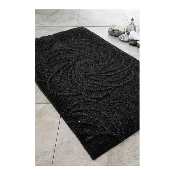 Koupelnová předložka Alara Black, 60x100 cm